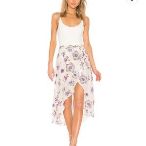 Floral Wrap Skirt - J.O.A